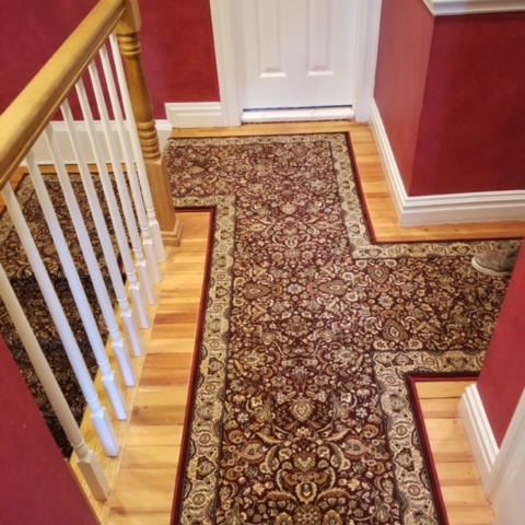 Carpet Runner and Stair Runner Installation By Cut-Rite Carpets in Scarsdale - 5