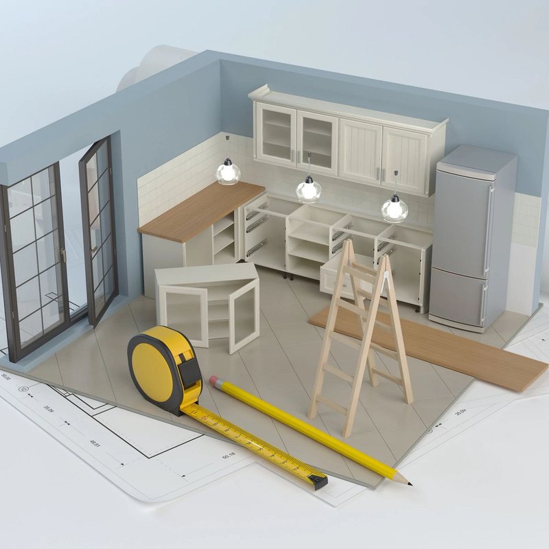 3D mockup of room interior - Cut-Rite Carpets & Design Center in Scarsdale, NY