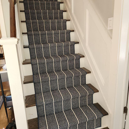 Carpet Runner and Stair Runner Installation By Cut-Rite Carpets in Scarsdale - 8