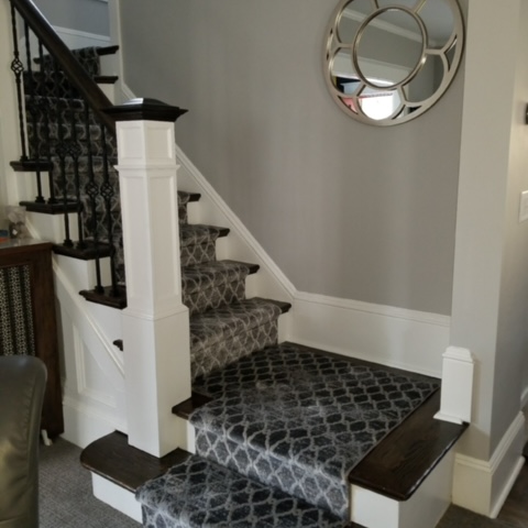 Carpet Runner and Stair Runner Installation By Cut-Rite Carpets in Scarsdale, NY - 1